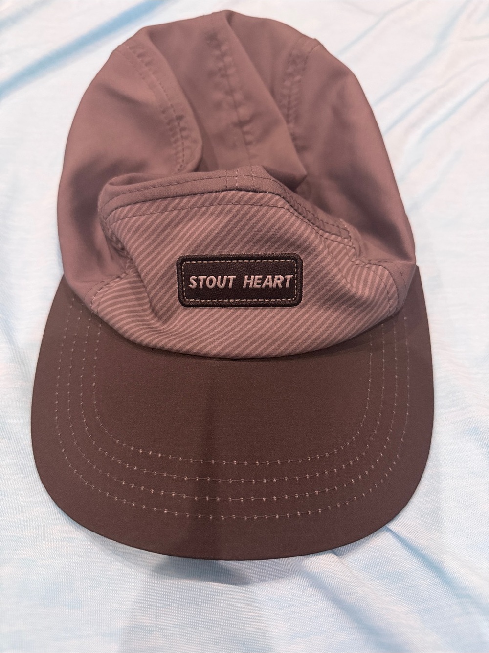 Craft Men’s Gray Performance Cap 'STOUT HEART' #TeamRivs Tommy Rivs Running